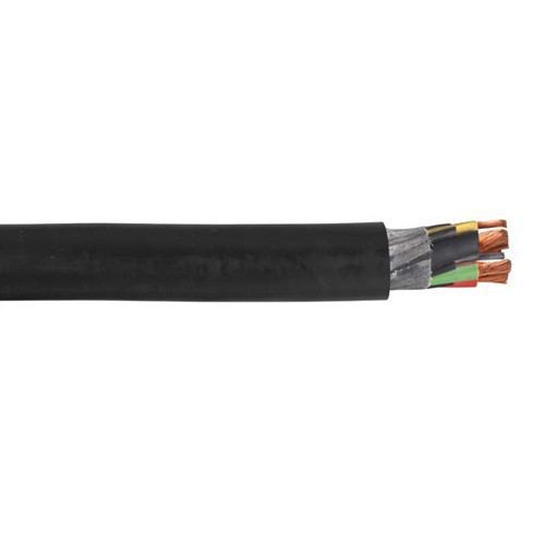 PER FOOT 4/4 Type G Portable Power Cable Black 2000V