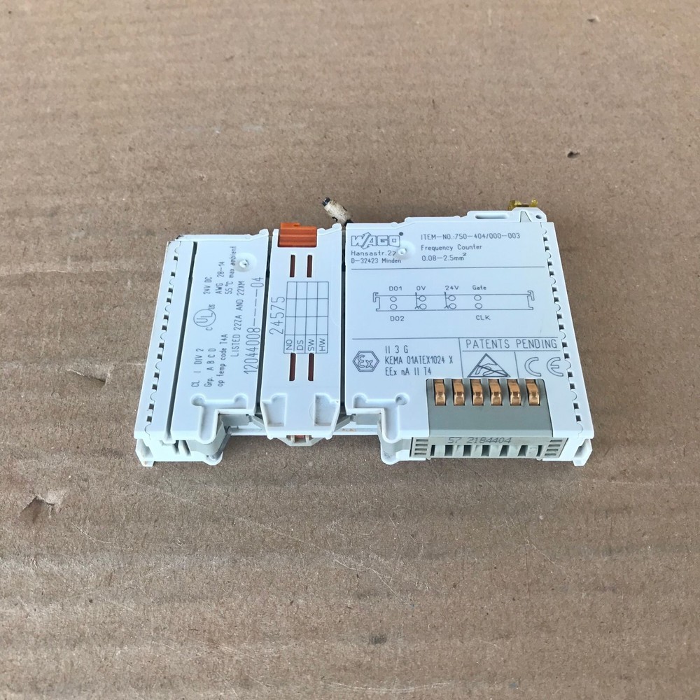 WAGO 750-404/000-003 FREQUENCY COUNTER