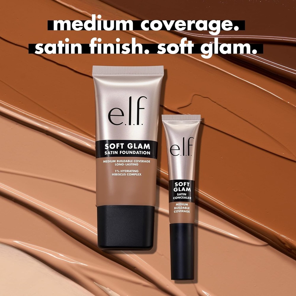 Soft Glam Satin Concealer, Medium Coverage, Vegan, 11 Fair Neutral
