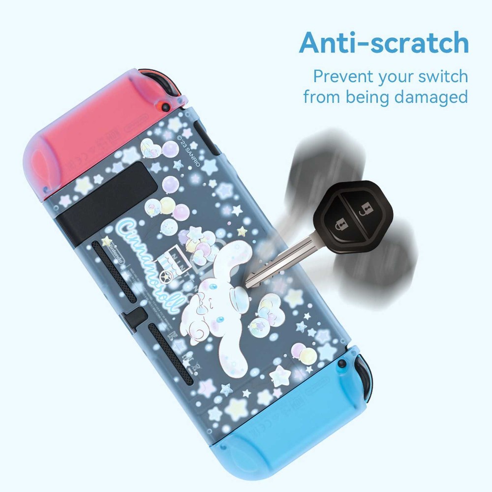 GeekShare Protective Case for Nintendo Switch Console & JoyCon Cover Cinnamoroll