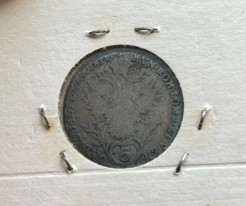 1818 A Austria 5 Kreuzer - Silver