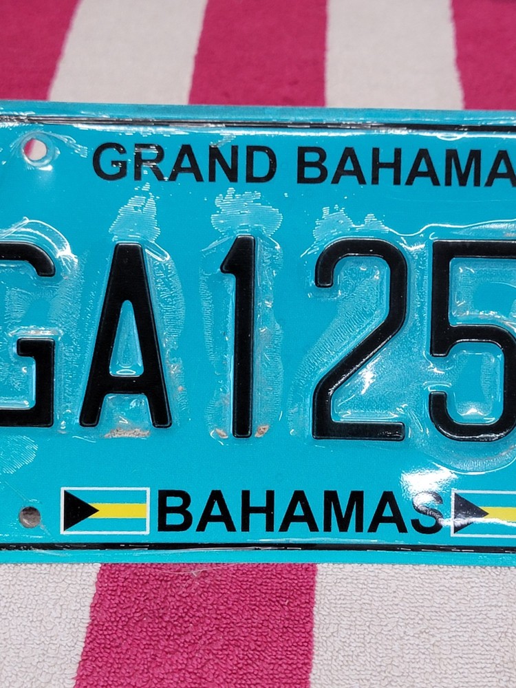 Grand Bahama License Plate