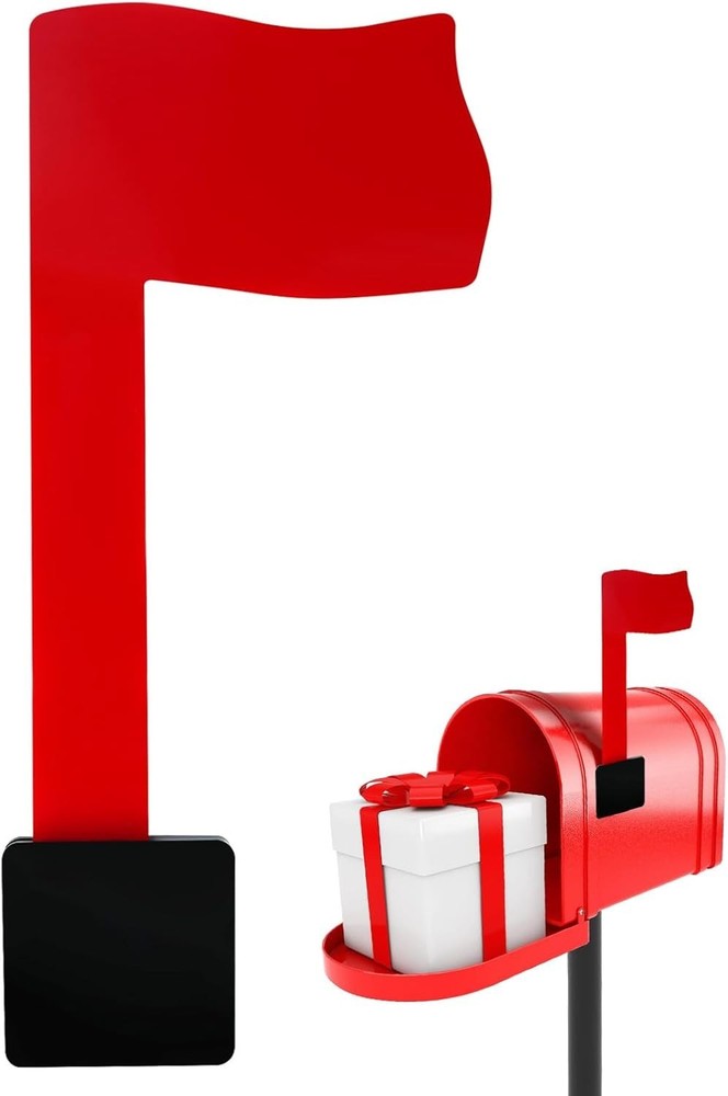 Easy-Install Mailbox Flag Replacement Kit - Upgrade Your Mailbox with a Red F...