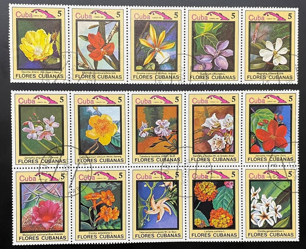Caribbean stamps 1983 Flowers