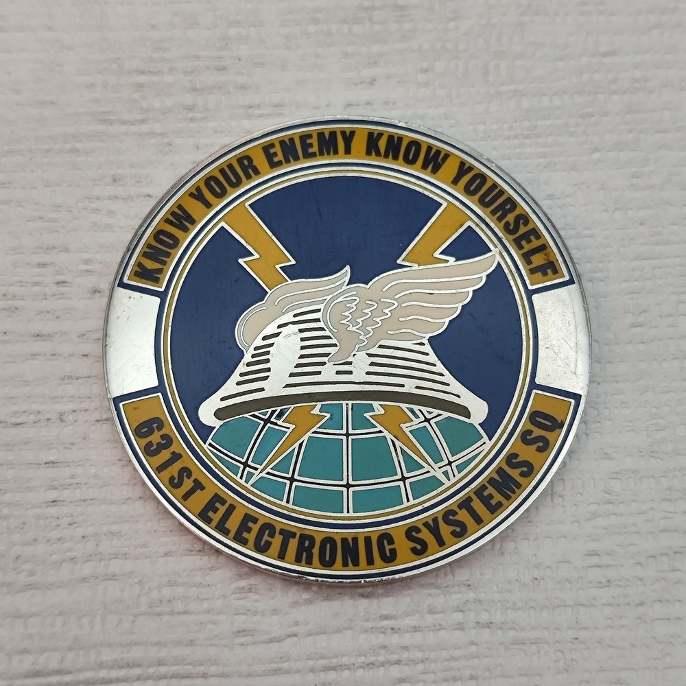 631st Electronic System Squadron Challenge Coin