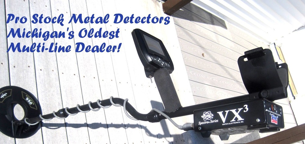 2011 Whites VX-3 Multi-Frequency Metal Detector Plus Hard Case! read description