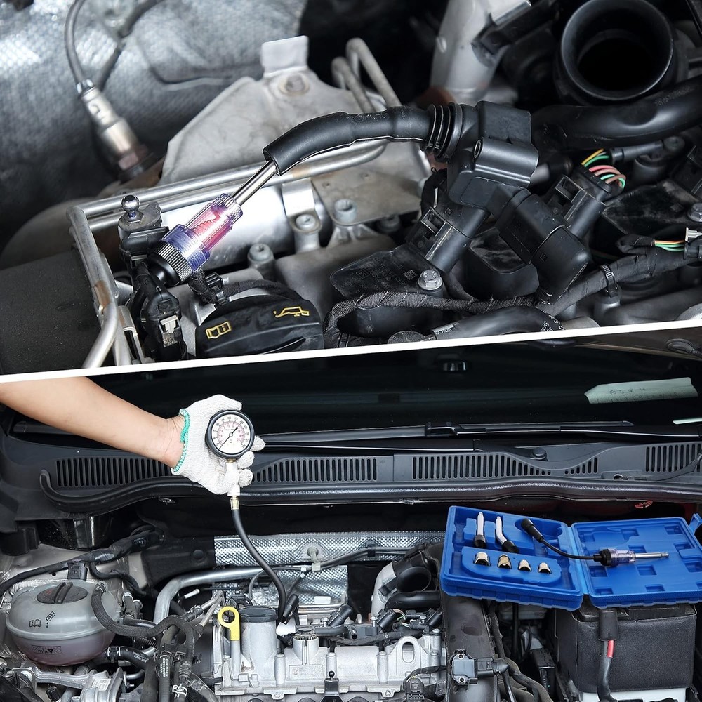 Automotive Engine Compression Tester Set - 9 Essentials for Accurate Diagnostics