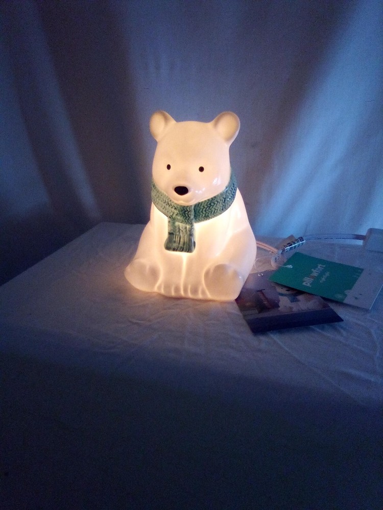 Pillowfort Nightlight Polar Bear White Target Ceramic Light