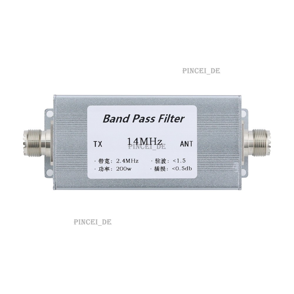 14MHz BPF Band Pass Filter Shortwave Communication High Isolation Degree Filter
