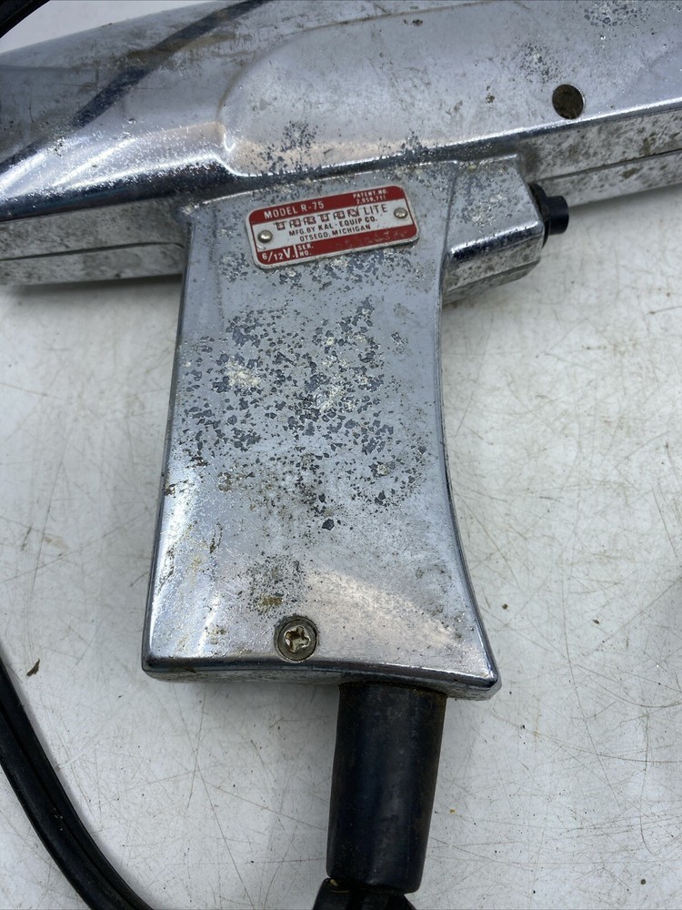 Vintage Mac Tools Chrome Ignition Timing Light Model R-75