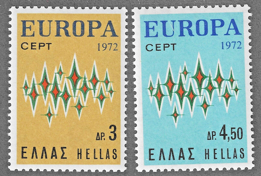 Greece (1972) - Scott # 1049 - 1050,   MNH