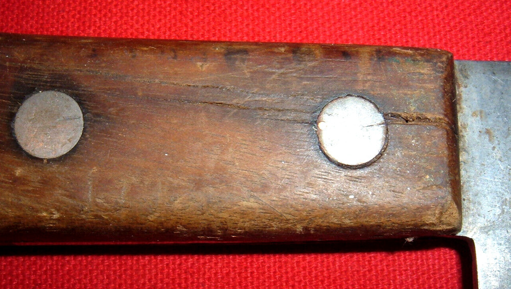 Vintage (12") Cleaver With Wood Handle