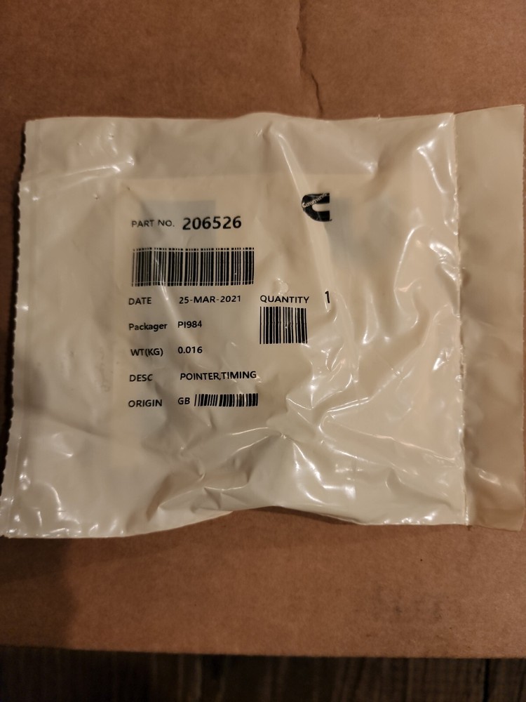 Cummins Timing Pointer P/N 206526