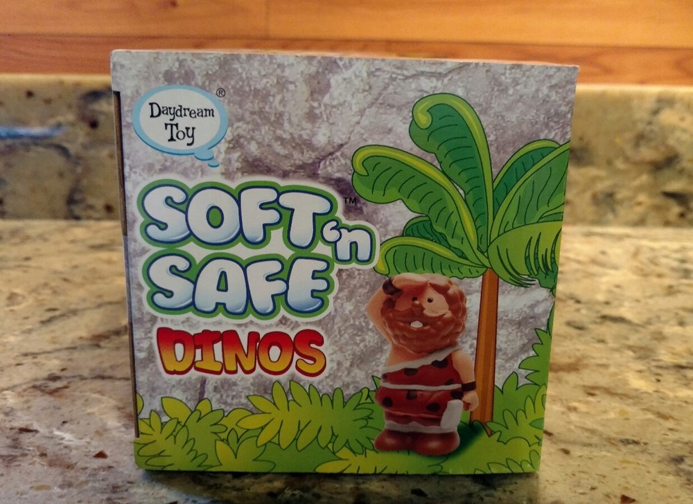 NIB SOFT'N SAFE DINO FUN SET