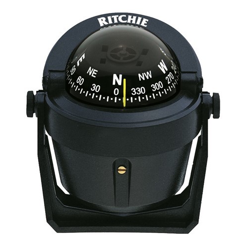 Ritchie Compass, Bracket Mount, 2.75" Dial, Black. B-51