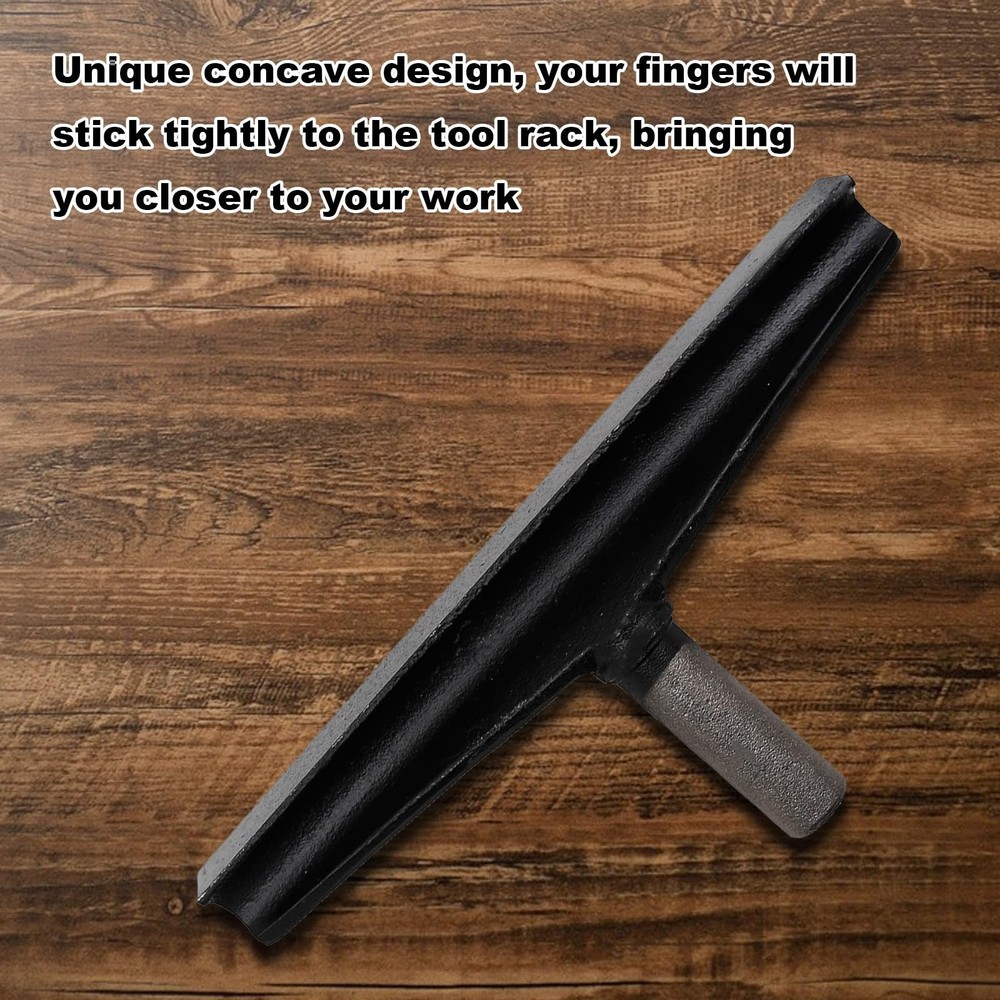 12 Inch Lathe Tool Rest 25.32mm Post Cast Iron T Type Tool Post Round Handle ...