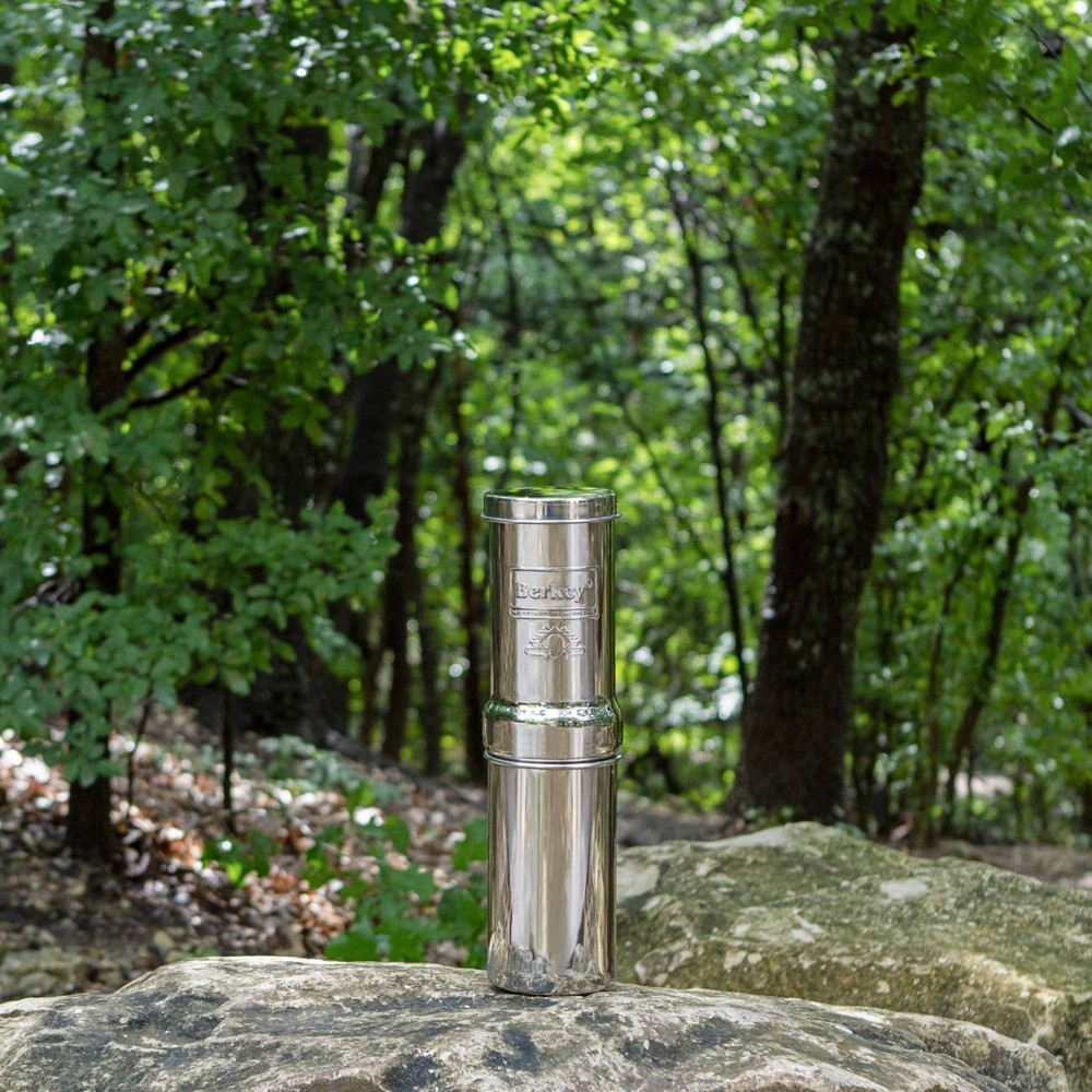 Go Berkey Water Filter Kit with Black Berkey Purification Element Filter, 1 Qt