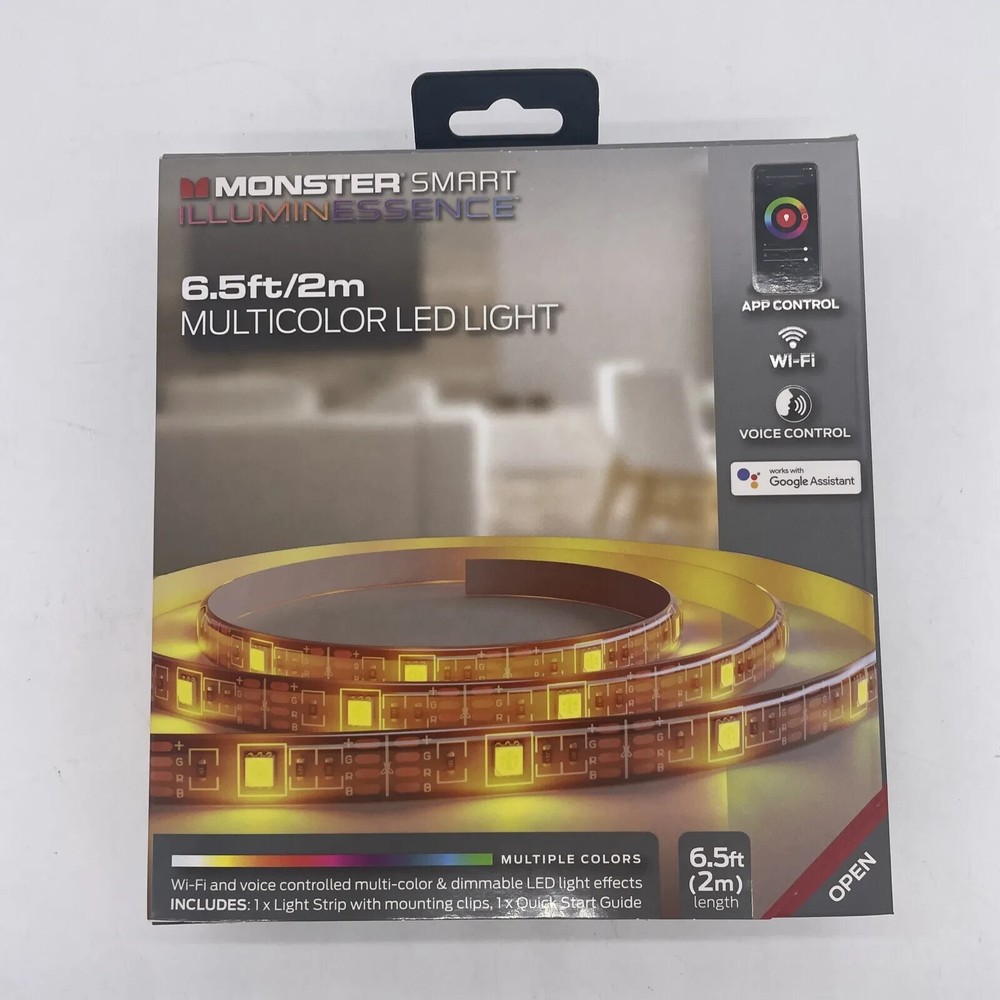 Monster 6.5ft Smart Multi Color & Multi White LED Light Strip