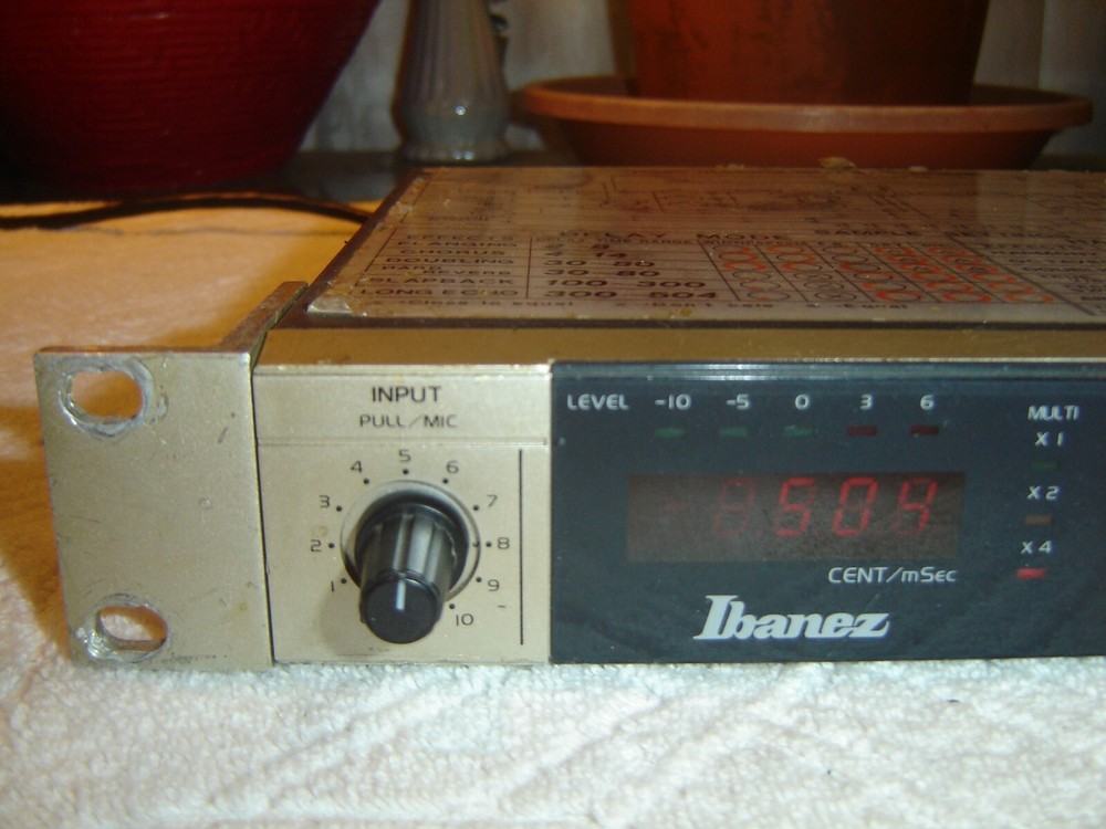 Ibanez HD1500, Harmonics, Delay, FX, Vintage Rack