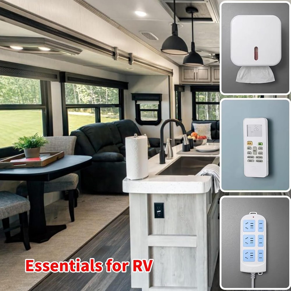 Double Sided Adhesive Wall Hooks,20 Pack Self Hooks,Suitable Clear