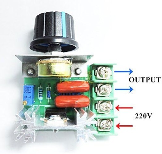 2000W Adjustable PWM AC Motor Speed Controller Module - 50V-220V Regulator