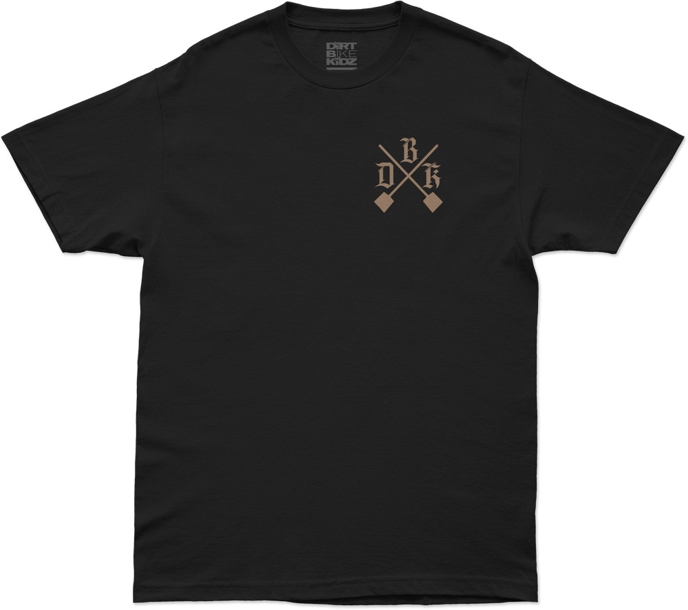 Camo Shovels Tee Black Sm
