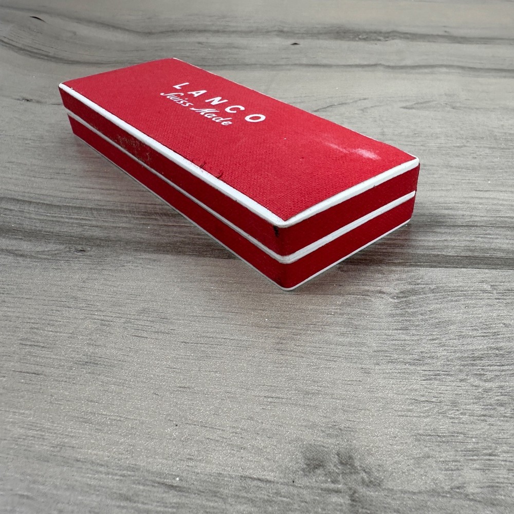 Vintage Lanco Watch Box Mint!