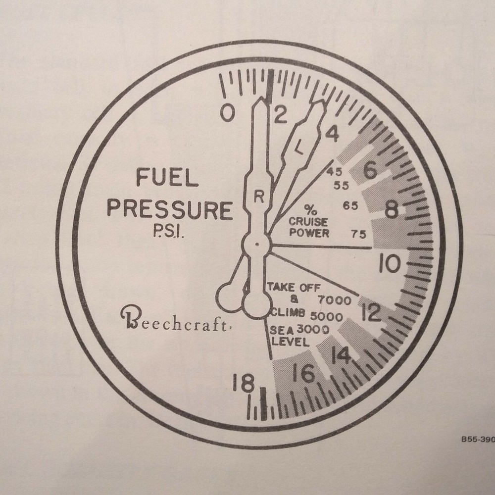 Beechcraft Baron B55 & B55A Pilot's Operating Handbook.