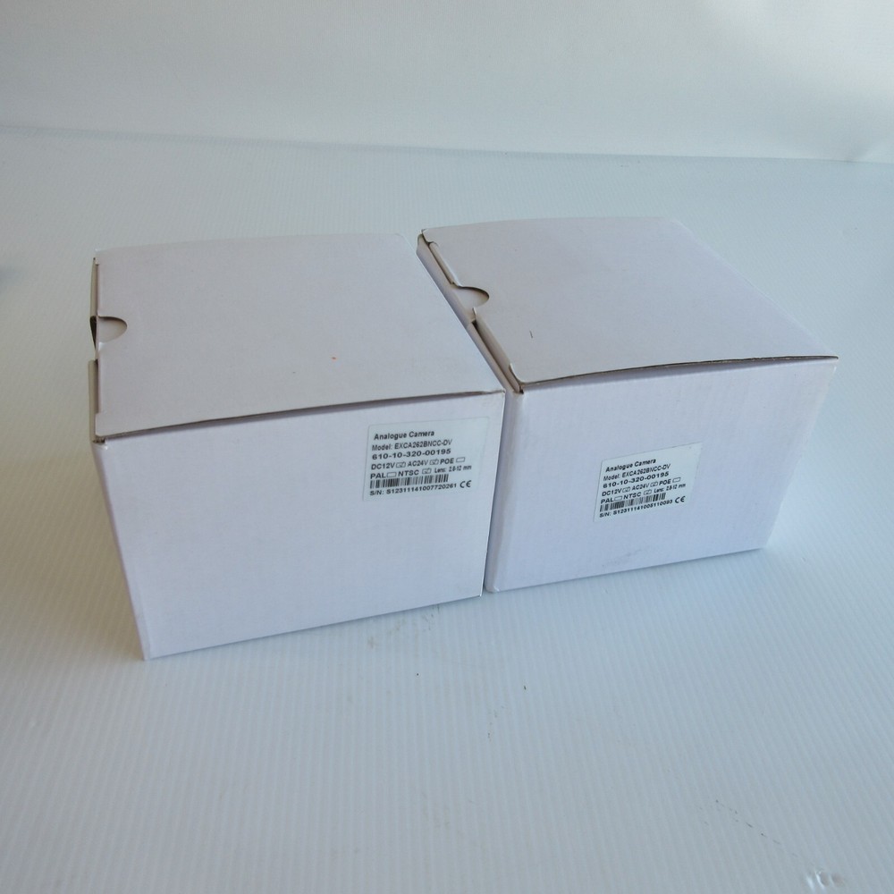2 LOT - NEW Innotech EXCA262BNCC-DV 24VAC 12VDC Security Camera