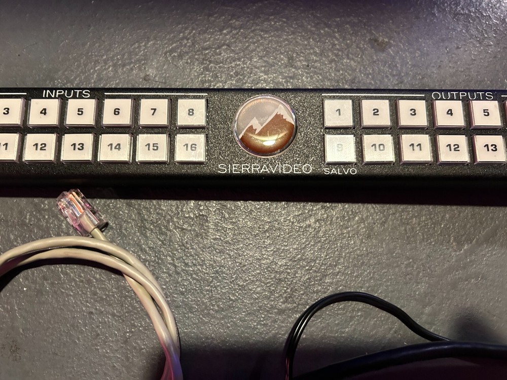 Sierra Video RCP-1616 Remote Control Panel (16x16 Router Controller)