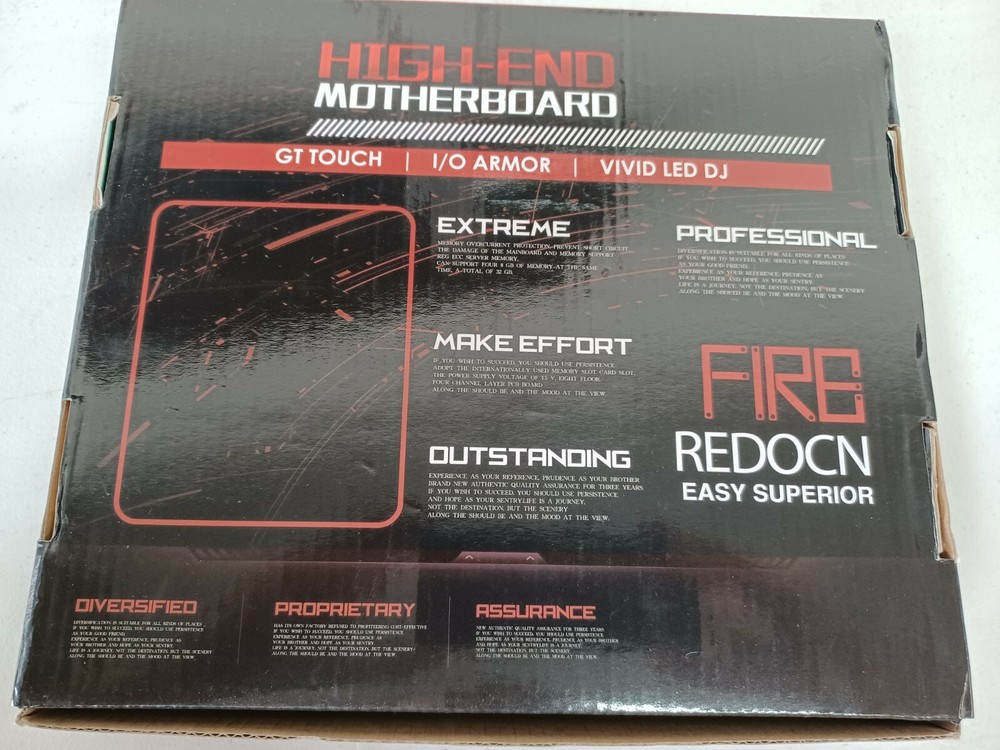 High End Motherboard Fire Redcon Easy Superior