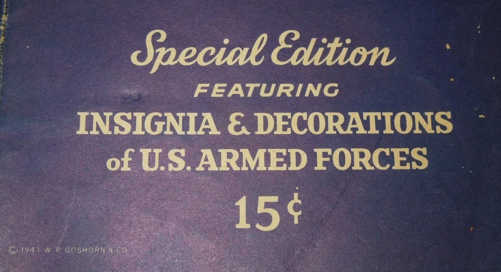 Original WWII US Army Servicemen's US State Map