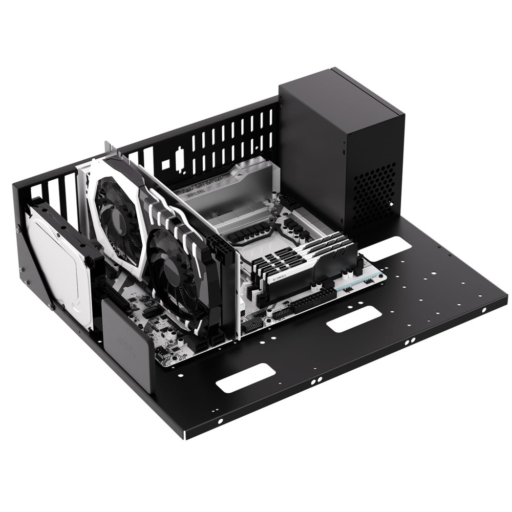 PC Test Bench, Open Air PC Case, ATX Open Frame Computer Chassis, DIY Techben...