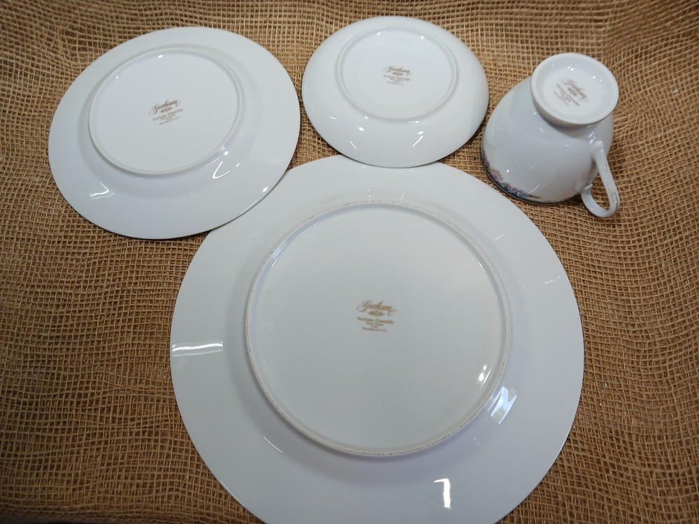 Gorham CHANTILLY 4-pc bone china place setting; NWT