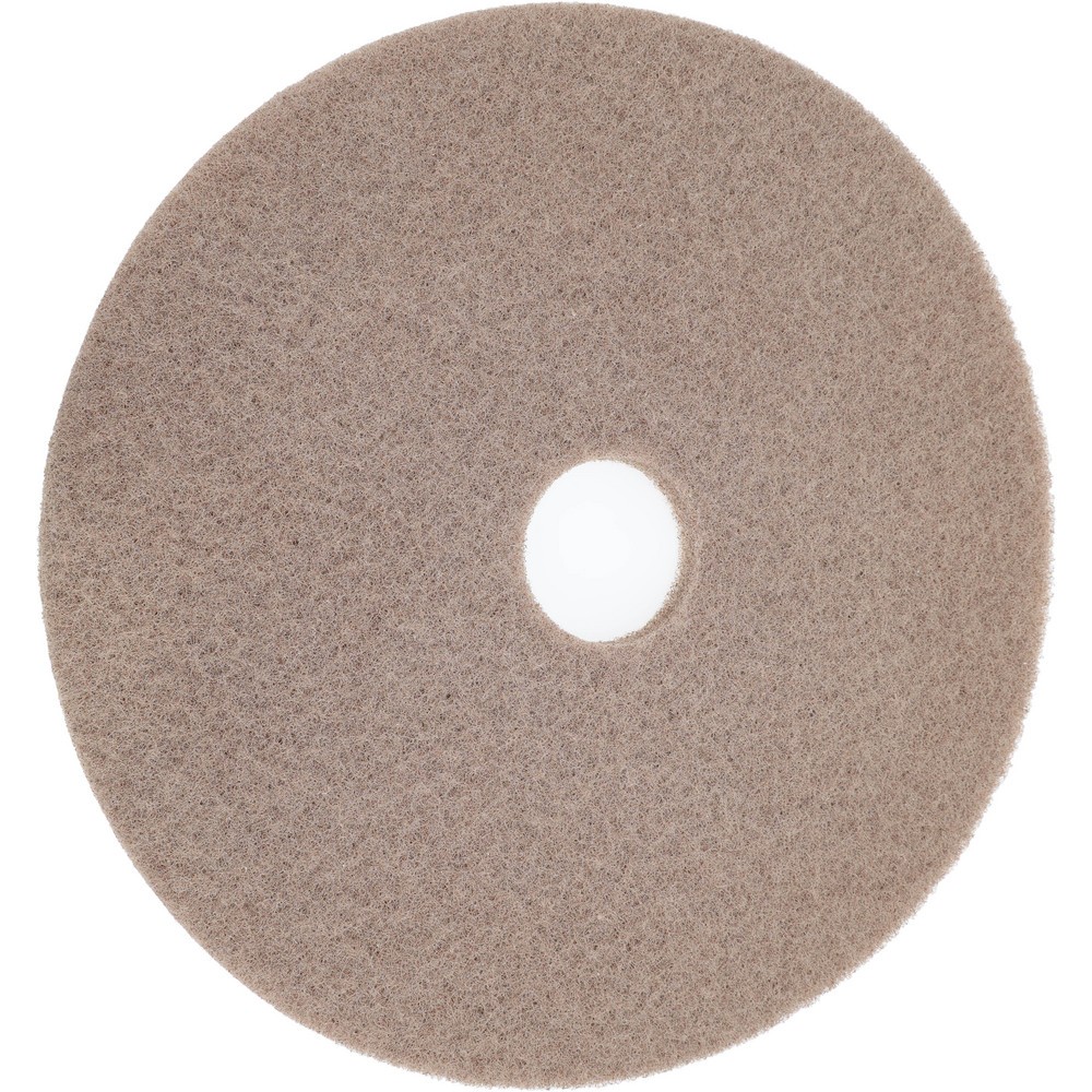 PRO SOURCE Cleaning/Buffing Floor Machine Pads: 5 Pack, Tan Fine Poly, 19" Diam