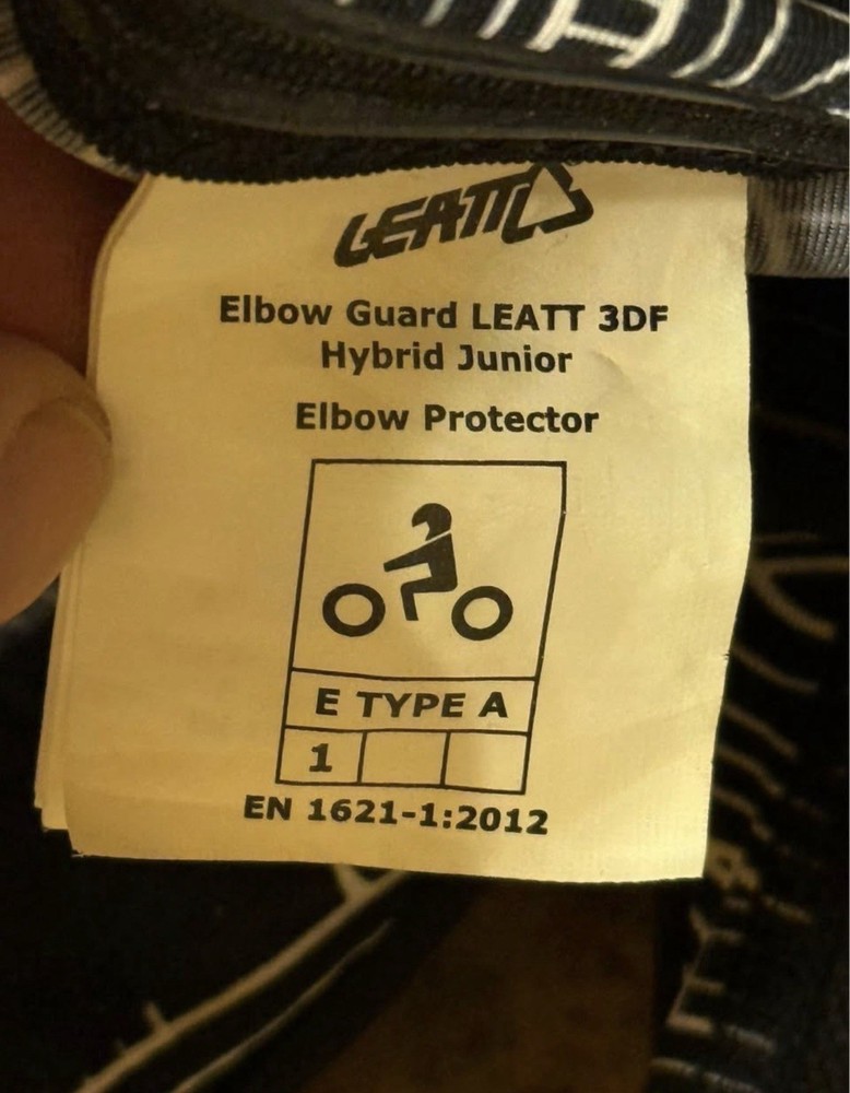LEATT 3DF HYBRID JUNIOR ELBOW GUARD MTB