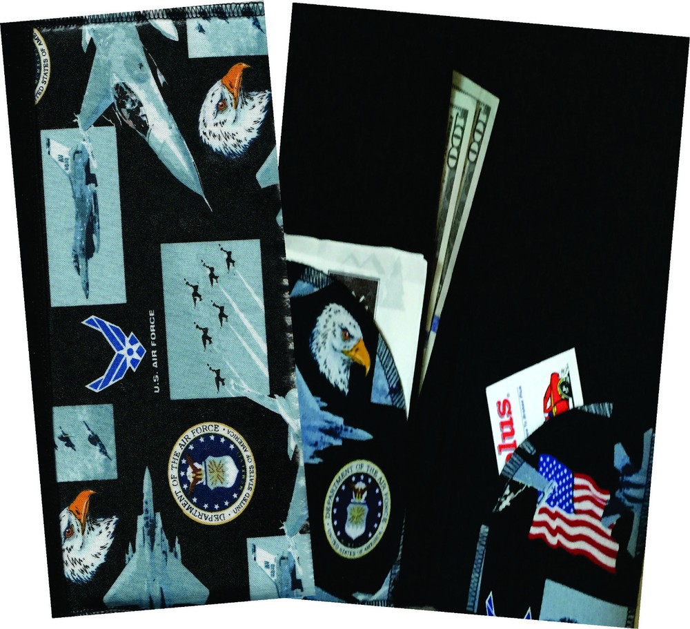 Armed Forces & Patriotic Material / Server Book - Wallet