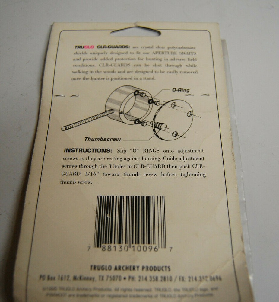 Truglo Clear Guard Sight Shield