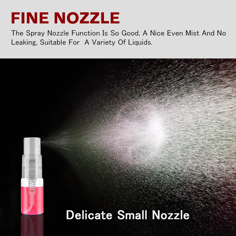 Mini Spray Bottle 2Ml, Refillable Glass Spray Bottle, Glass Bottle Atomizer, Per
