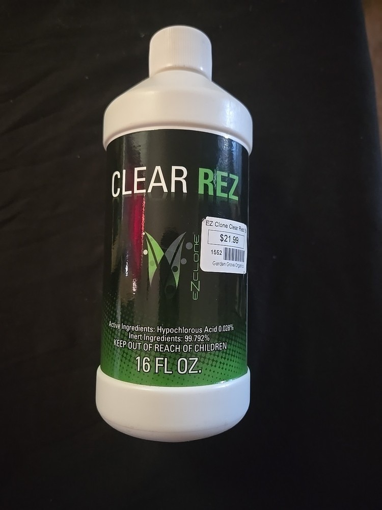 EZ-CLONE Clear Rez Solution for Plant Cloning 16-Ounce