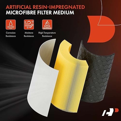 2-PC Engine Air Filter Compatible with Ram ProMaster 1500 2014-2023,