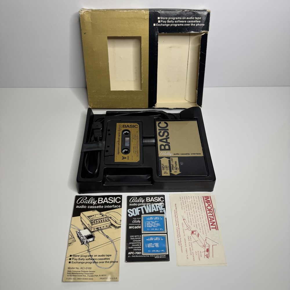 ⚡️RARE Bally BASIC Audio Cassette Interface Vintage ACI-0100 ⚠️TESTED