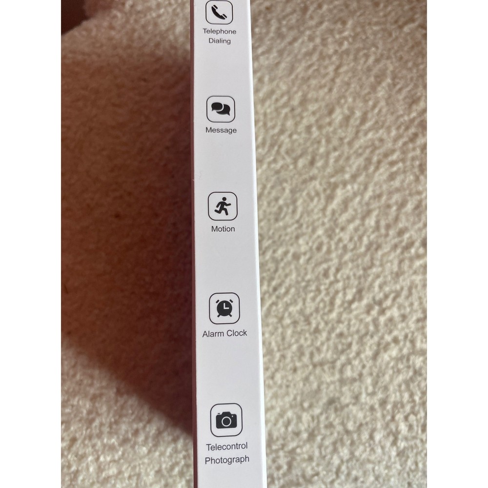 Black smartwatch iOS and android open box new never used