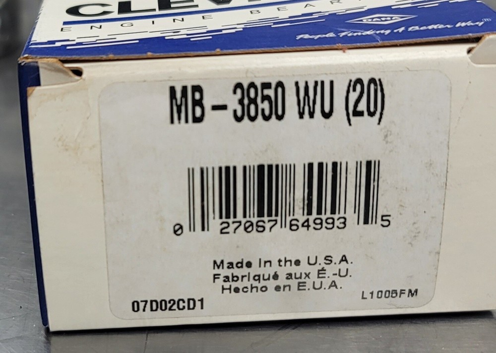 Clevite MB-3850-WU20 Engine Crankshaft Thrust Spacer