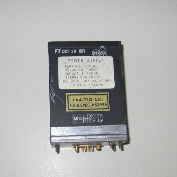SPERRY POWER SUPPLY P/N 1775143