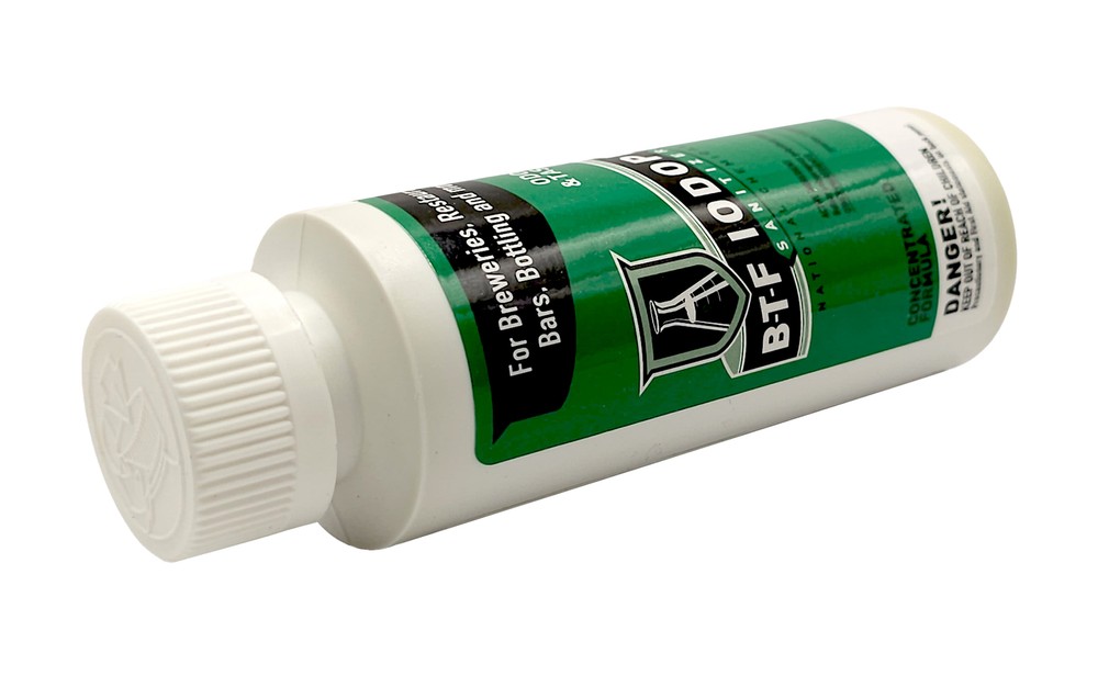 1 X BTF Iodophor Sanitizer - 4 oz.