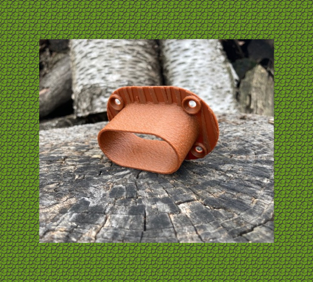 NEW DESIGN - Oval Predator Guard Tree Swallow 1-1/8" x 2-1/4"
