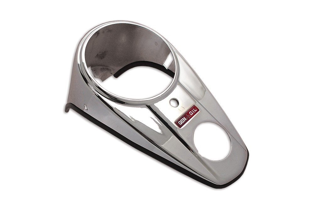 Chrome Two Light Dash Panel fits Harley Davidson