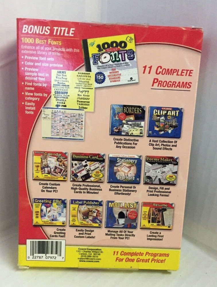 Deluxe Printing 10 Pack Software Bundle - Open Box