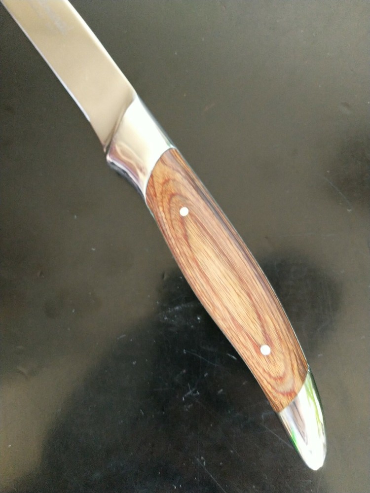 Samurai Kitchen Chef Knife Wooden Handle 13.5" Long